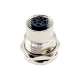 M12 Blukhead Connector Female Socket 5 Pin A Code for PCB Mount Waterproof M16X1.5