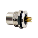 M12 Blukhead Connector Female Socket 5 Pin A Code for PCB Mount Waterproof M16X1.5