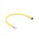 M12 Cable 4 Pin Female For Full Hd Cctv Camera