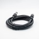 M12 Cables 4Pin Sensor Connector A Code Male To Female Waterproof Cable 3M AWG22