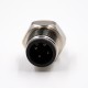 M12 Connector 4 Pin A Coded Field Wireable Connector Male Straight For Cable Solder Type No Unshield Waterproof M12 Connector 4 Pin A Coded Field Wireable Connector Male Straight For Cable Solder Type No Unshield Waterproof