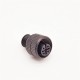 M12 Connector 5 pin Straight Female Overmolded Connector Plastic Solder Cup Unshielded