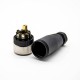M12 Connector 8 Pin Female A Code Unshiled Circular Sensor Straight Field Wireable Connector Waterproof