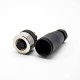 M12 Connector 8 Pin Female A Code Unshiled Circular Sensor Straight Field Wireable Connector Waterproof