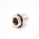 M12 Connector A code 3pin Female Front Mount Straight Solder Type for Cable M12 Connector A code 3pin Female Front Mount Straight Solder Type for Cable