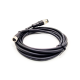 M12 Connector Cable 4Pin A Code Male Straight Connector To M8 3Pin Female Socket Electrical Cable 2M AWG22