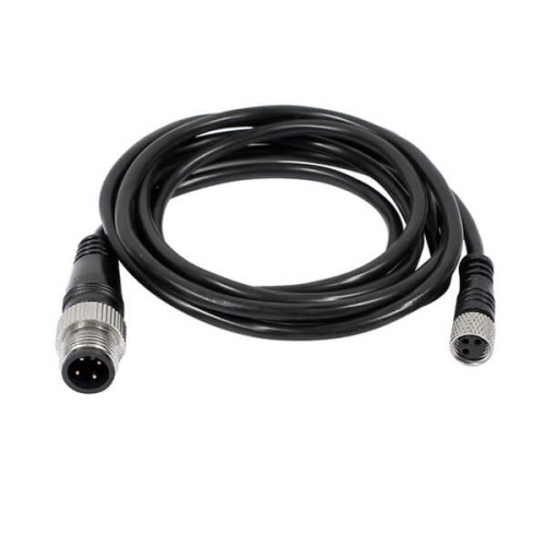 M12 Connector Cable 4Pin A Code Male Straight Connector To M8 3Pin Female Socket Electrical Cable 2M AWG22