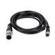 M12 Connector Cable 4Pin A Code Male Straight Connector To M8 3Pin Female Socket Electrical Cable 2M AWG22