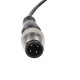 M12 Connector Cable 4Pin A Code Male Straight Connector To M8 3Pin Female Socket Electrical Cable 2M AWG22