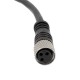 M12 Connector Cable 4Pin A Code Male Straight Connector To M8 3Pin Female Socket Electrical Cable 2M AWG22