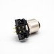 M12 Connector PCB Mount Right Angle 4Pin Female A Code Back Mount Solder type Connector M12 Connector PCB Mount Right Angle 4Pin Female A Code Back Mount Solder type Connector