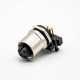 M12 Connector PCB Mount Right Angle 4Pin Female A Code Back Mount Solder type Connector M12 Connector PCB Mount Right Angle 4Pin Female A Code Back Mount Solder type Connector