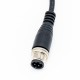 M12 Male Straight 4 Pin Sensor Connector Electrical Cable 1.5M AWG22 A Code