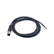 M12 Male Straight 4 Pin Sensor Connector Electrical Cable 1.5M AWG22 A Code