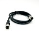 M12 Male To Female Cable 180 Degree A Code 4 Pin Cable Cordset 1M AWG22