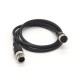 M12 Male To Female Cable 180 Degree A Code 4 Pin Cable Cordset 1M AWG22