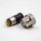 M12 Metal Connector Injection molding Connector A Coded 12 Pin Male Straight For Cable Solder Type Shield Waterproof M12 Metal Connector Injection molding Connector A Coded 12 Pin Male Straight For Cable Solder Type Shield Waterproof
