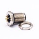 M12 Panel Mount Connector A Coding 5Pin Male Plug For Cable 15PCS