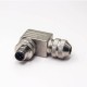 M12 Right Angle Connector A Code Field Installable Pin Waterproof Male Plug for Cable Shielded