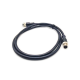 M12 Sensor Cable Plug 12Pin Male To Female A Code 180 Degree Industrial Waterproof Connector 1M AWG26