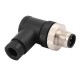 Right Angle Sensors M12 4Pin A Code Male Unshiled Waterproof Field Wireable Connector For Profinet