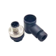 Right Angle Sensors M12 4Pin A Code Male Unshiled Waterproof Field Wireable Connector For Profinet