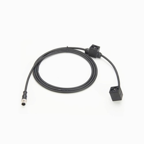 Sensor Cable M12 5 Pin Male Connector To Solenoid Valve