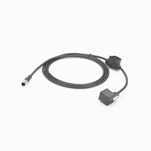 Sensor Cable M12 5 Pin Male Connector To Solenoid Valve
