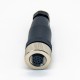 Sensor Connectors 12Pin M12 A-Coded Female Straight Plug Screw Connection Unshiled Waterproof