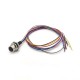 Sensor Receptacle M12 8 Pin Waterproof Connector A Coded Female Straight Back Mount Wiring 0.2M