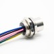 Sensor Receptacle M12 8 Pin Waterproof Connector A Coded Female Straight Back Mount Wiring 0.2M