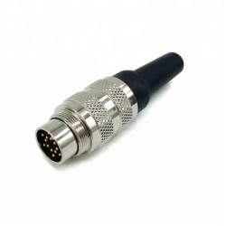 10pcs M16 Connector 12 Pin Male Plug Waterproof Connector Non-Shield