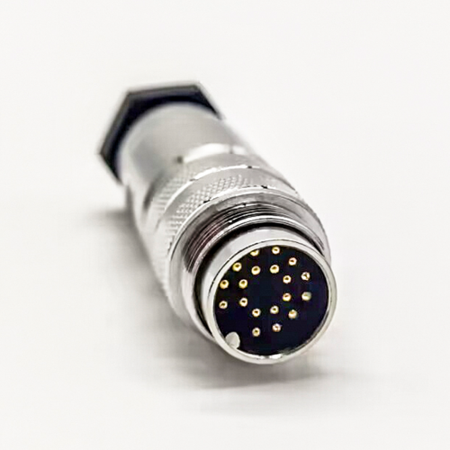19 pin M16 Connector Male Solder Type Straight Connector Shield 19 pin M16 Connector Male Solder Type Straight Connector Shield