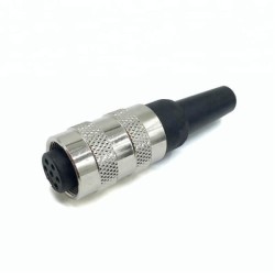 6 Pin M16 Connector Female Electrical Waterproof Non-Shield Connector