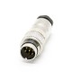 6 Pin M16 Connector Straight Solder Type for Cable Shield 6 Pin M16 Connector Straight Solder Type for Cable Shield