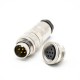 6 Pin Male M16 Connector Plug&Socket Shiel Straight Solder Type 6 Pin Male M16 Connector Plug&Socket Shiel Straight Solder Type