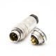 6 Pin Male M16 Connector Plug&Socket Shiel Straight Solder Type 6 Pin Male M16 Connector Plug&Socket Shiel Straight Solder Type