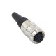 Female plug connector J09 6 pin M16 circular straight connectors Female plug connector J09 6 pin M16 circular straight connectors
