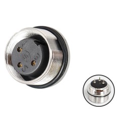 Front Mount M16 Connectors Panel Mount 3Pin Female PCB Contacts M16 Connector