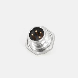 J094pin male socket m16 front mount socket solder type for cable