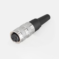 M16 3pin Connector female Plug Metal Waterproof M16 J09 Connector