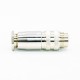 M16 4 Pin Connector Male Waterproof Straight All Metal Shield Field Wireable Connector