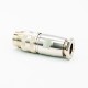 M16 4 Pin Connector Male Waterproof Straight All Metal Shield Field Wireable Connector
