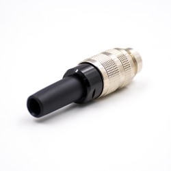 M16 6 Pin Connector Male Straight Non-Shield Waterproof Connector For Cable Field Wireable Connector