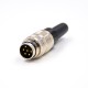 M16 6 Pin Connector Male Straight Non-Shield Waterproof Connector For Cable Field Wireable Connector