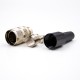 M16 6 Pin Connector Male Straight Non-Shield Waterproof Connector For Cable Field Wireable Connector