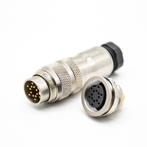 M16 Connector 14 pin Male Plug&Socket Female for Cable Solder Type M16 Connector 14 pin Male Plug&Socket Female for Cable Solder Type