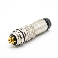 M16 Connector 14 pin Male Plug&Socket Female for Cable Solder Type