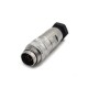 M16 Connector 14 pin Male Solder Type Straight Connector Shield M16 Connector 14 pin Male Solder Type Straight Connector Shield