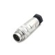 M16 Connector 14 pin Male Solder Type Straight Connector Shield M16 Connector 14 pin Male Solder Type Straight Connector Shield
